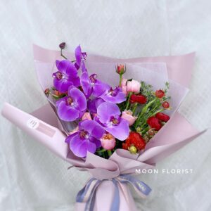 母親節花束, Moon Florist - 大紅大紫01