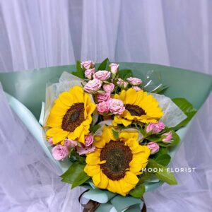 母親節花束, Moon Florist - 熱情太陽01