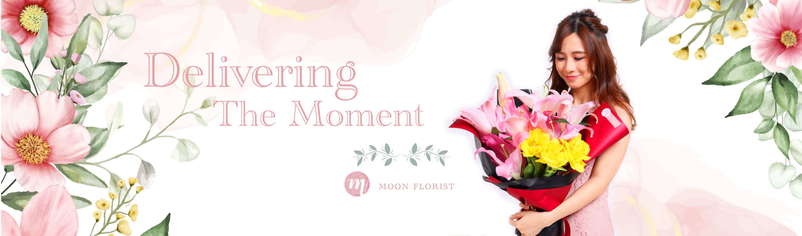 母親節花束, 母親節花, Moon Florist -model banner