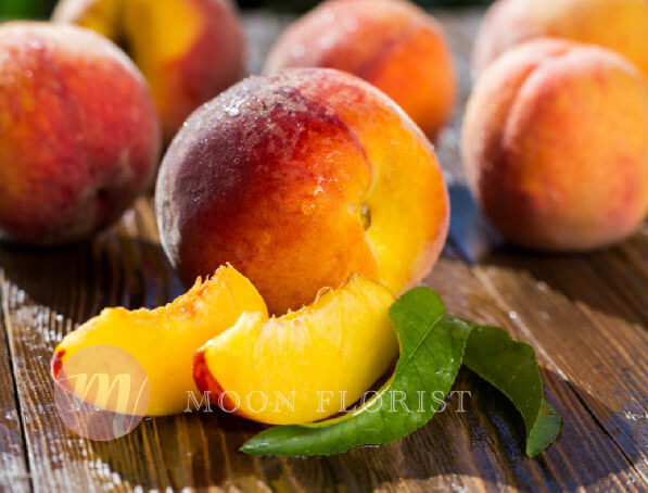 中秋生果籃, 中秋禮盒, Moon Florist -peach