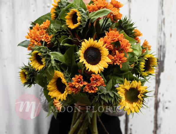 情人節花束, 訂情人節花束, Moon Florist -sunflower