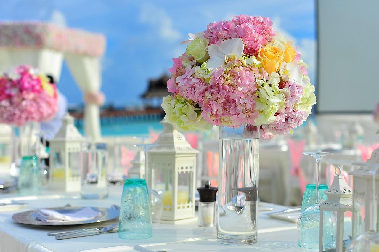 婚禮佈置鮮花, 婚禮佈置, Moon Florist -餐桌區
