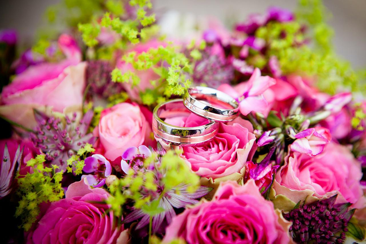 婚禮鮮花佈置, 鮮花婚禮佈置, Moon Florist -rings